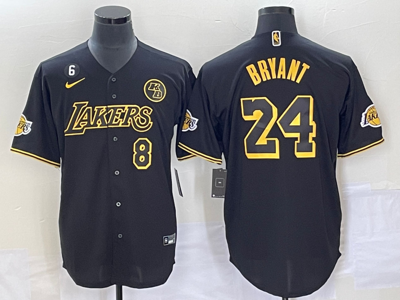 Men 2025 Los Angeles Lakers #24 Bryant black NBA Nike jersey 008->los angeles lakers->NBA Jersey